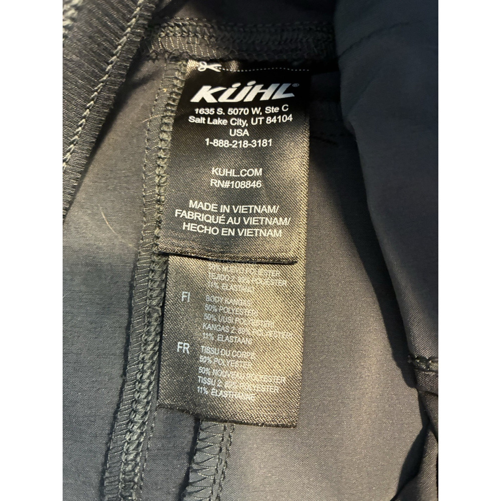 Kuhl pants Womens Medium Short Black Freeflex Move Hiking Climbing Camping - Picture 5 of 13